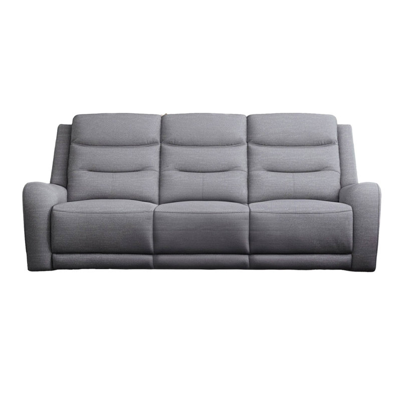 Canapé transitionnel l 87,4 po, gris