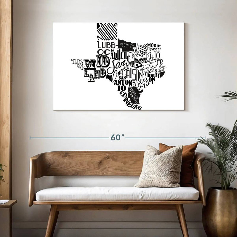 Aliaz Texas - noir, H 30 po x l 45 po
