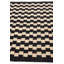 Tapis noir et blanc Noor