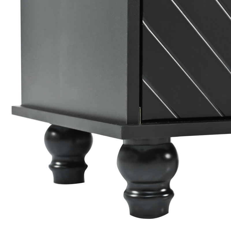 U-Can 4-In-1 Entryway Bench With Coat Rack, Black