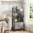 3- Tier Vinyl Record Storage Rack with Wheels