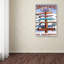 « snow », art textuel sur toile tendue-21937381