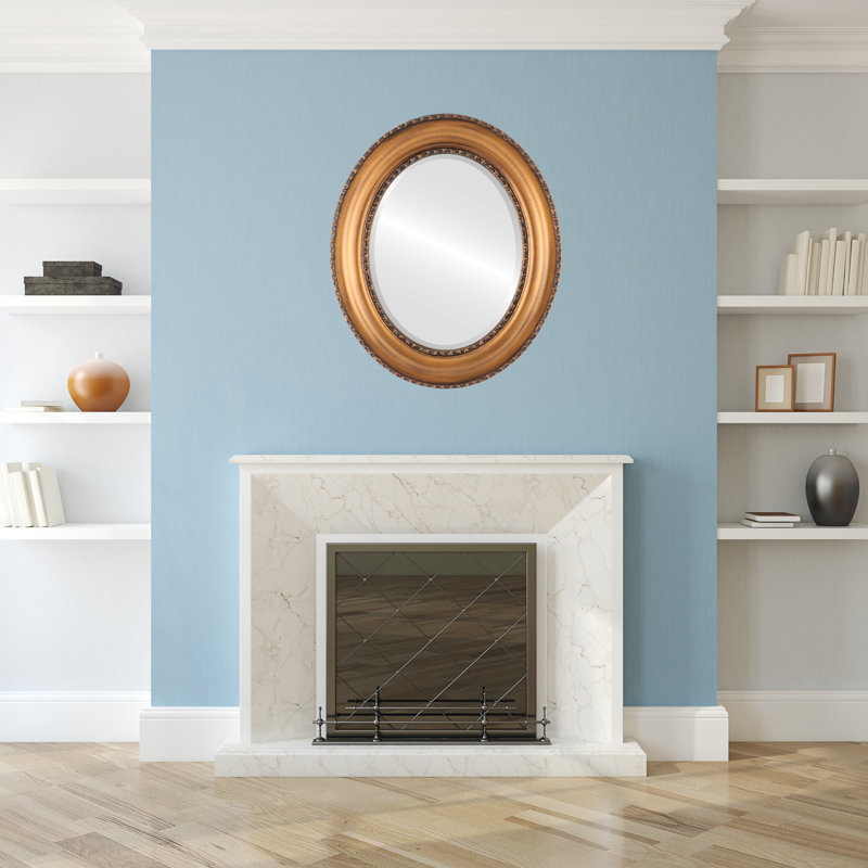 Schillinger Mirror, 25" x 21", Sunset Gold