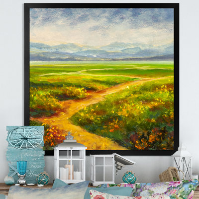 Path To A Colorful Floral Field II " Path To A Colourful Floral Field II "