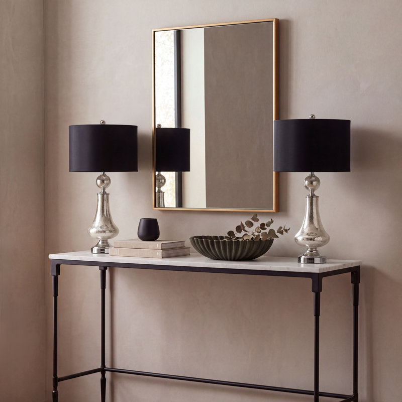 Gadson Standard Table Lamp, Chrome