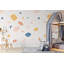 Papier peint amovible avec motifs de pierre imitation terrazzo coloré vénitien-99178637