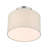 Darian Fabric Semi Flush Mount-868868128-868868129
