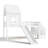 Twin Loft Bed With Storage Cabinets And Removable Desk-1556020974