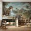 Papier peint amovible de cascade de dinosaures-1391827465-1391827574