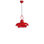Luminaire de lustre rouge réglable, corps en métal, 13,8 x 5,9 pouces | Hauteur: 8,3 à 27,6 pouces | Douille E27, 40 W maximum | Design élégant pour la salle à manger et le salon | IP20, ampoule non incluse
