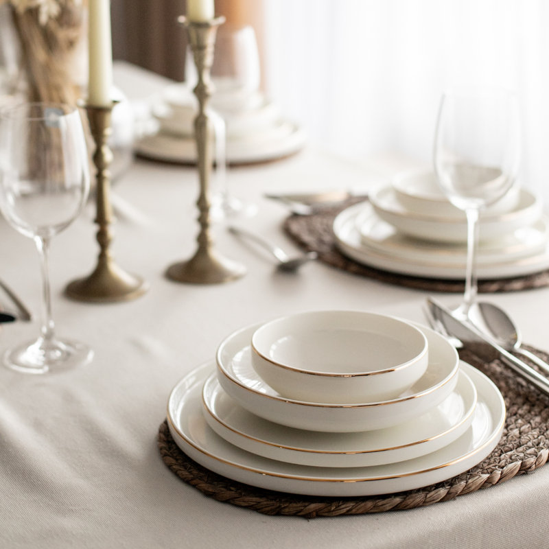 Ceres 24 Piece Porcelain Dinnerware Set - Service for 6