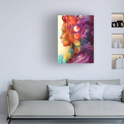 Barrett Biggers Luna Goddess Canvas Art