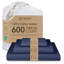 Ensemble de draps 100% coton 600 fils à densité de tissage 600-126677899-126677901-130667911