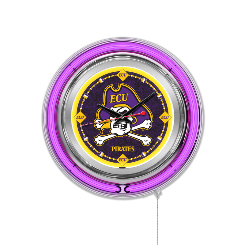 Horloge murale 15 po NCAA, East Carolina