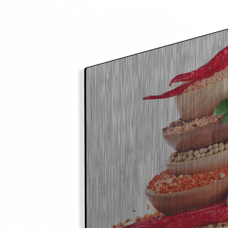 «Spice of Life», art mural en métal, H 12 po x l 12 po