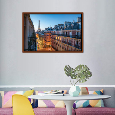 Balcon avec vue par Jan Becke - reproduction de photo encadrée