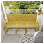 Holiday - Canapé 3 places intérieur / extérieur en PP imperméable - Ensemble de conversation pour patio facile à assembler (jaune)-906478593