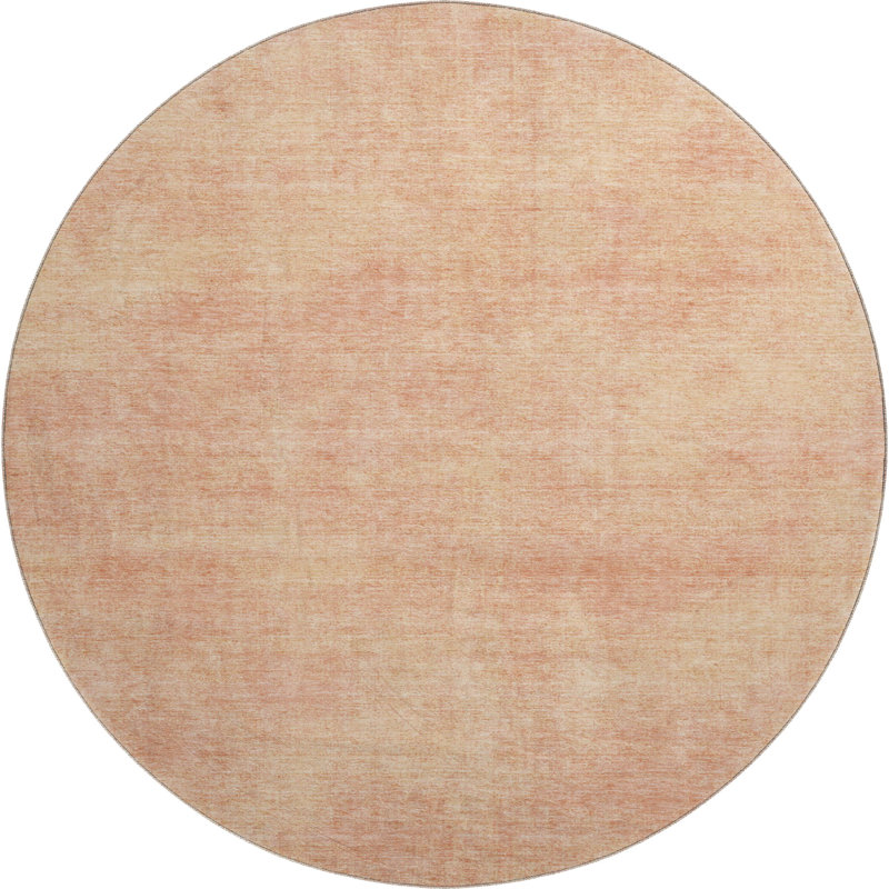 Premium Machine Washable Jahnke AMF1018 Abstract Rug, Round 8'