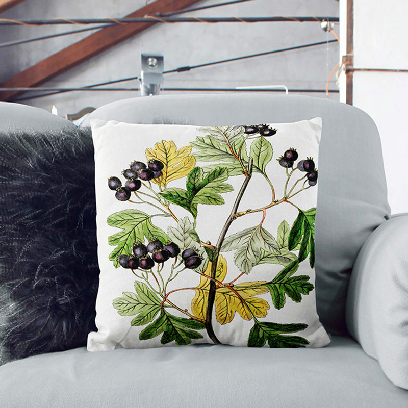 Square Throw Cushion, 40cm H x 40cm W x 15cm D