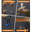 Support mural pour casque de moto