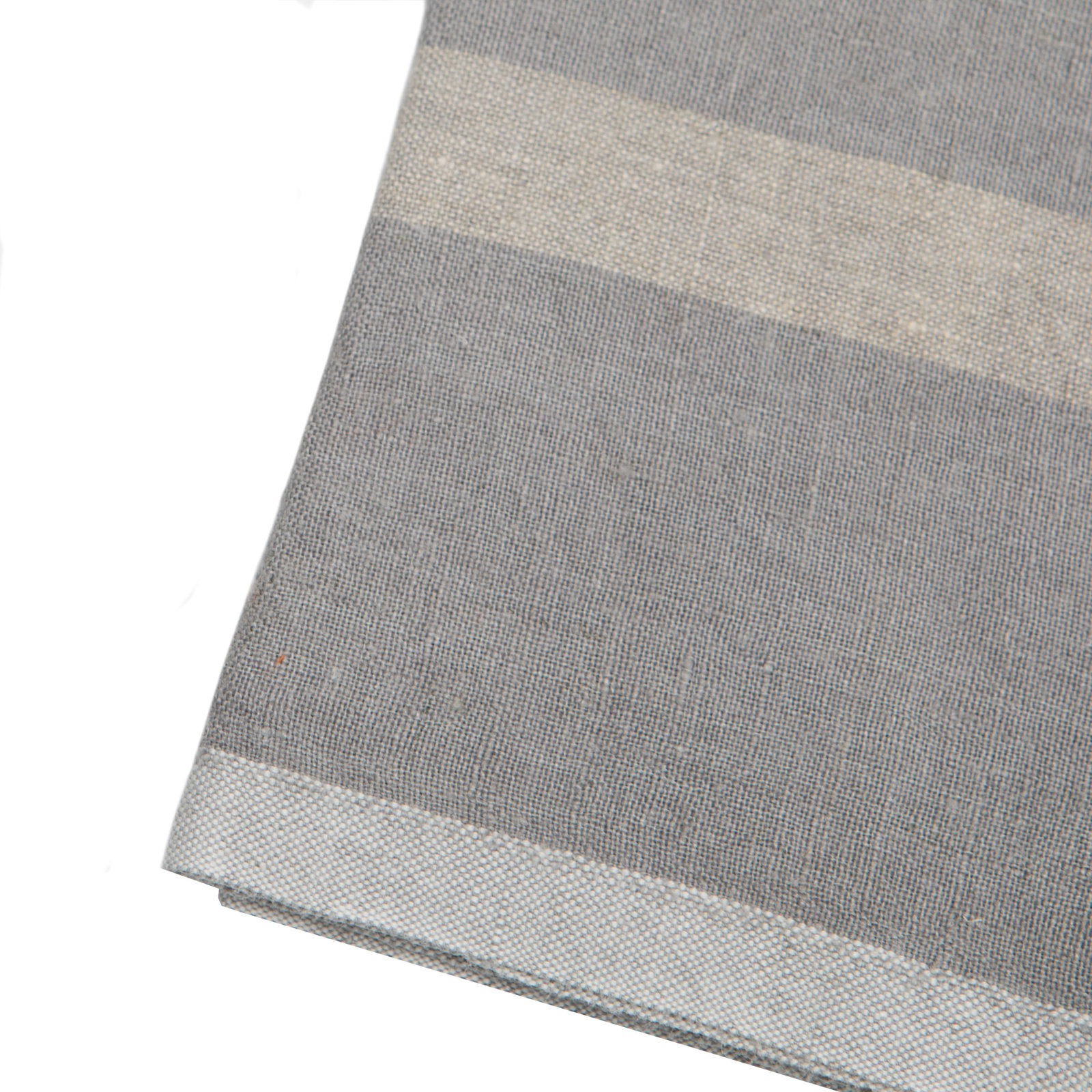 Stripe Tea Towel Kitchen Towel, Gray/Natural