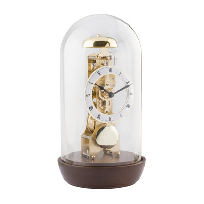 Traditional Analogue Metal Tabletop Clock