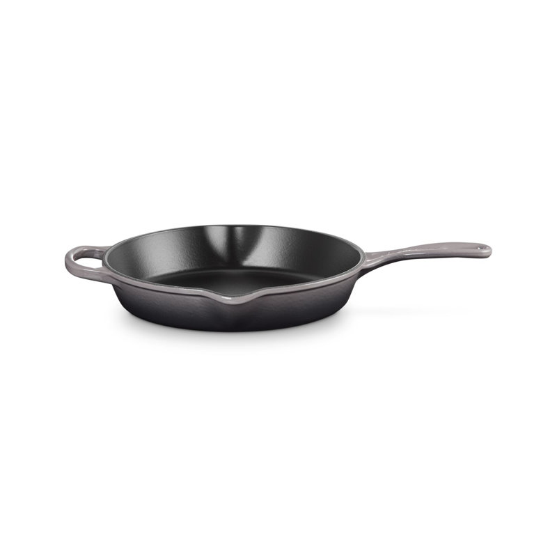 Le Creuset Cast Iron Frying Pan with Metal Handle, 26cm, Flint