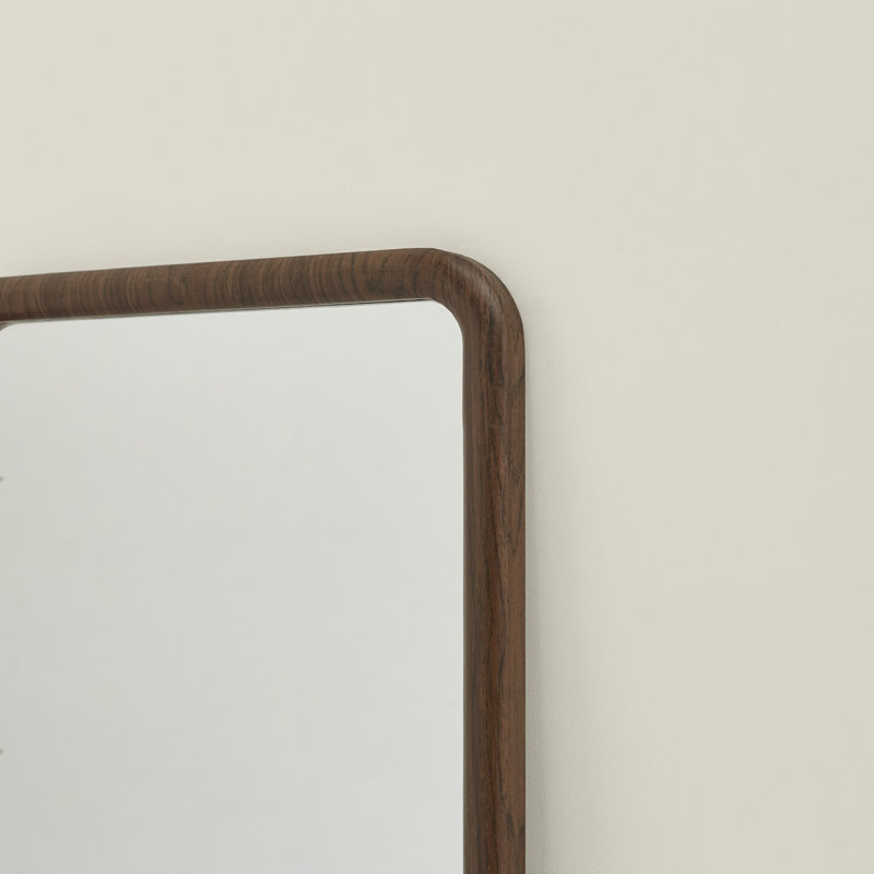 Betheny Solid Wood Rectangle Mirror, 170 cm H x 50 cm W