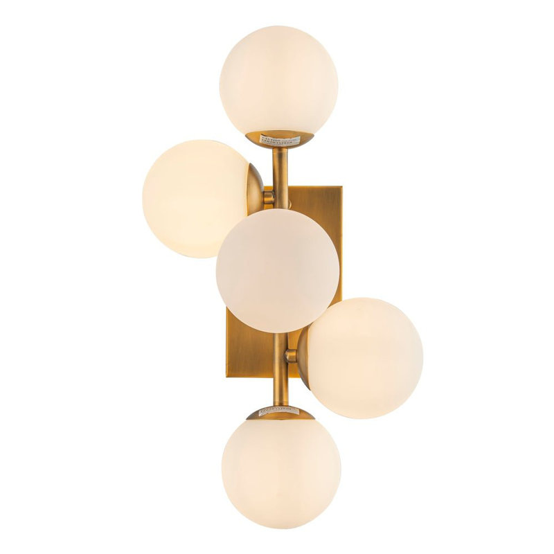 Applique murale 5 globes Orion