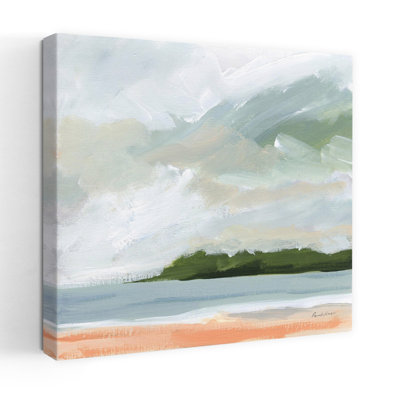 Plage côtière avec art de plage