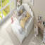 Full Size Upholstery Daybed Frame With Shall Shaped Backrest And Trundle