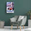 Art mural sur toile tendue - lanterne «Racing 4», art mural pour salon, chambre à coucher ou bureau - 30 x 47-21935022