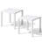 Aluminum Square Side/End Table-657987869