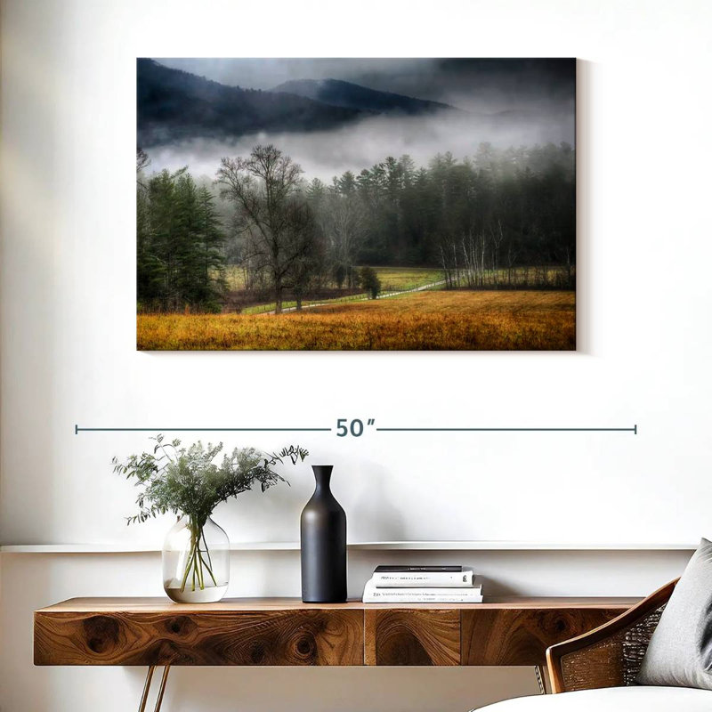 Alvord Cades Cove Fields Mist, H 26 po x l 39 po