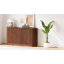 Buffet incurvé à 59 portes avec tablettes réglables l 59,06 po-133415513