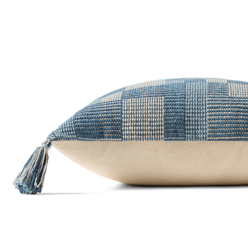 Cotton Throw Square Pillow Cover by Loloi, Pillow Cover Only - No Insert