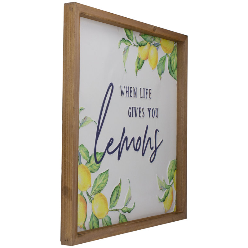 Quand la vie vous donne des citrons - Impression