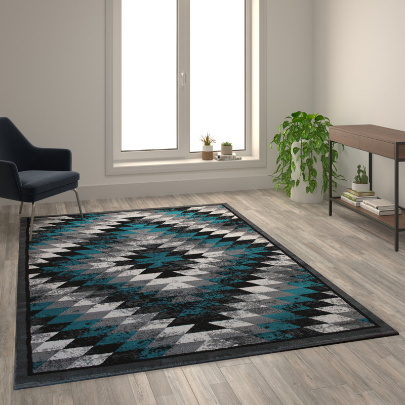 Tapis intérieur Akwasi, Rectangle 6 pi x 9 pi