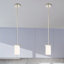 Luminaire suspendu cylindrique à 1 lumière Delvin-1324429994