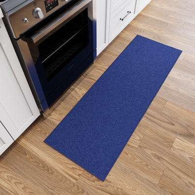 Ottohome Navy Runner Rug