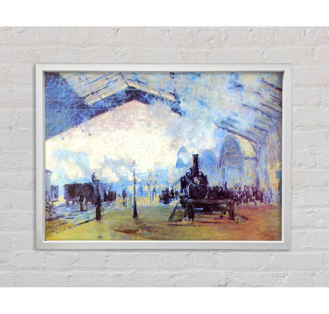 Monet Saint Lazare Bahnhof in Paris - Druck