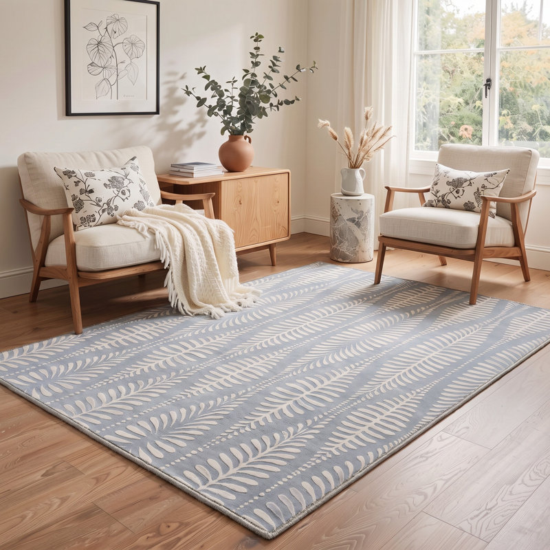 Tapis de couloir floral / ivoire lavable à la machine avec envers antidérapant, Tapis de couloir de 2 pi x 7 pi