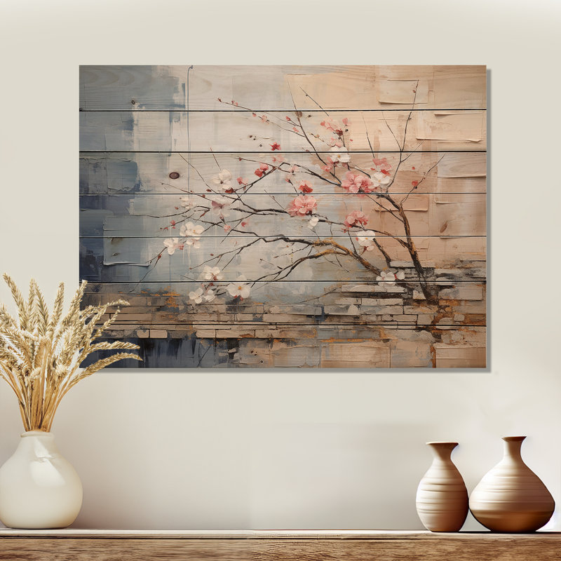 Yoga serein zen pastel I sur bois, H 10 po x l 20 po x P 0,78 po