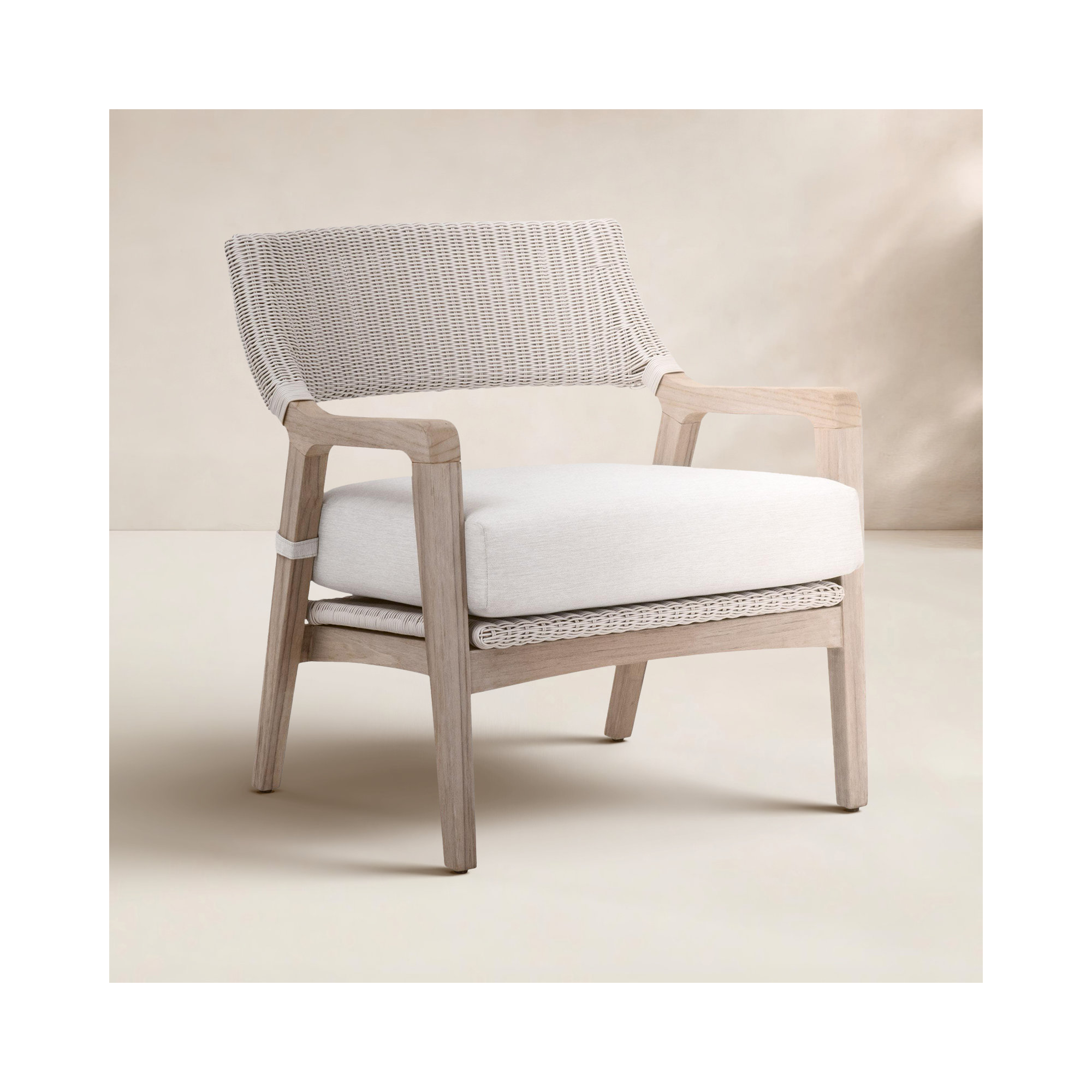 Kettil Teak Outdoor Lounge Chair