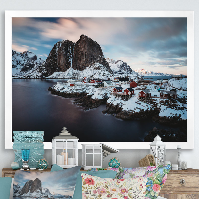 «Alaskan Wilderness I», reproduction sur toile, H 24 po x l 32 po x P 1 po, Cadre photo blanc