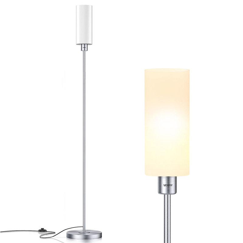 Lasseter Traditional Floor Lamp, Silver