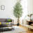 Olive Tree in Pot with Realistic Leaves and Natural Trunk,Olive Plants with Fruits for Home Decor-933122958