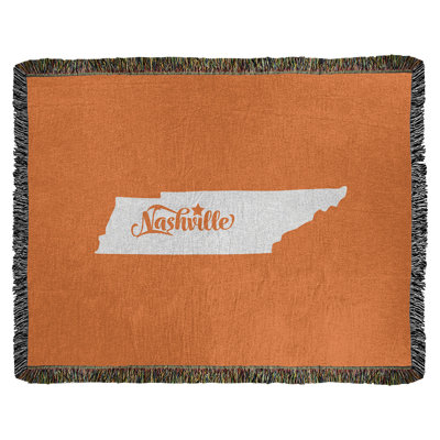 Jeté en coton tissé tennessee nashville