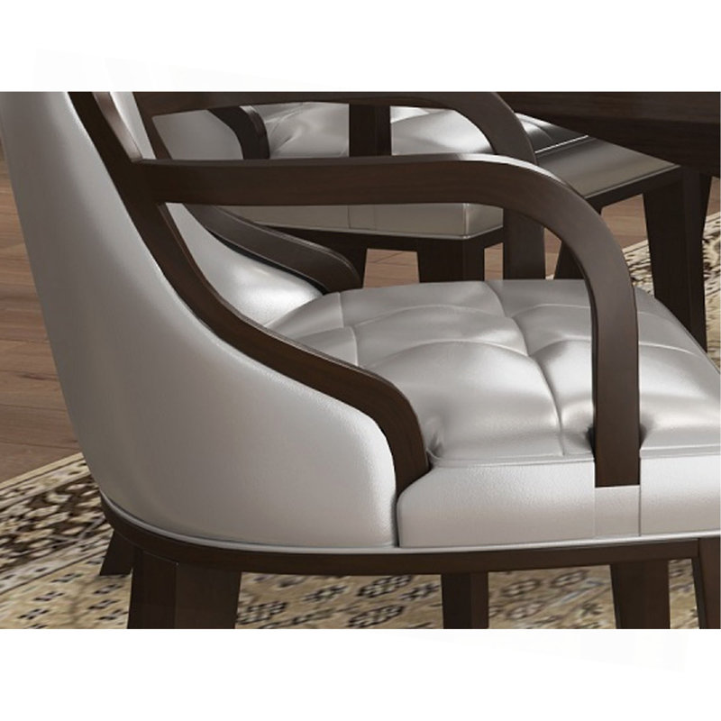Chaise de salle à manger en argent