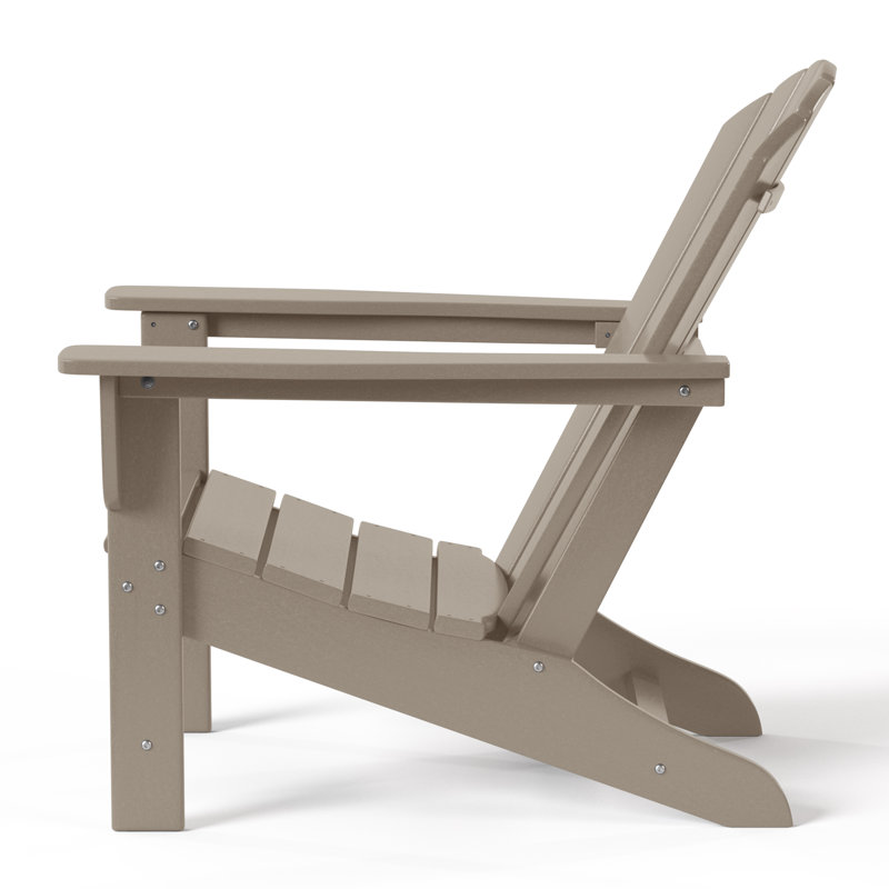  Chaise Adirondack en plastique Altura, Bois patiné